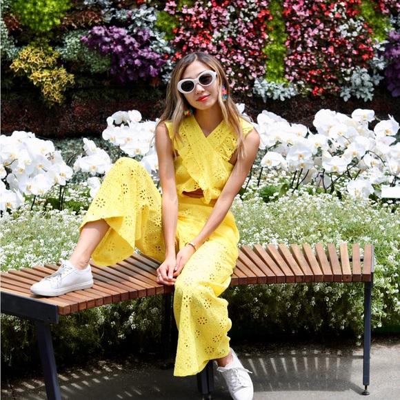 Alice McCall Yellow Daisy Limonada Eyelet Jumpsuit US 2 - Picture 9 of 9